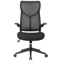 DREHSTUHL ROXY - Schwarz, Design, Holz/Kunststoff (63/106/114/68cm) - Mömax