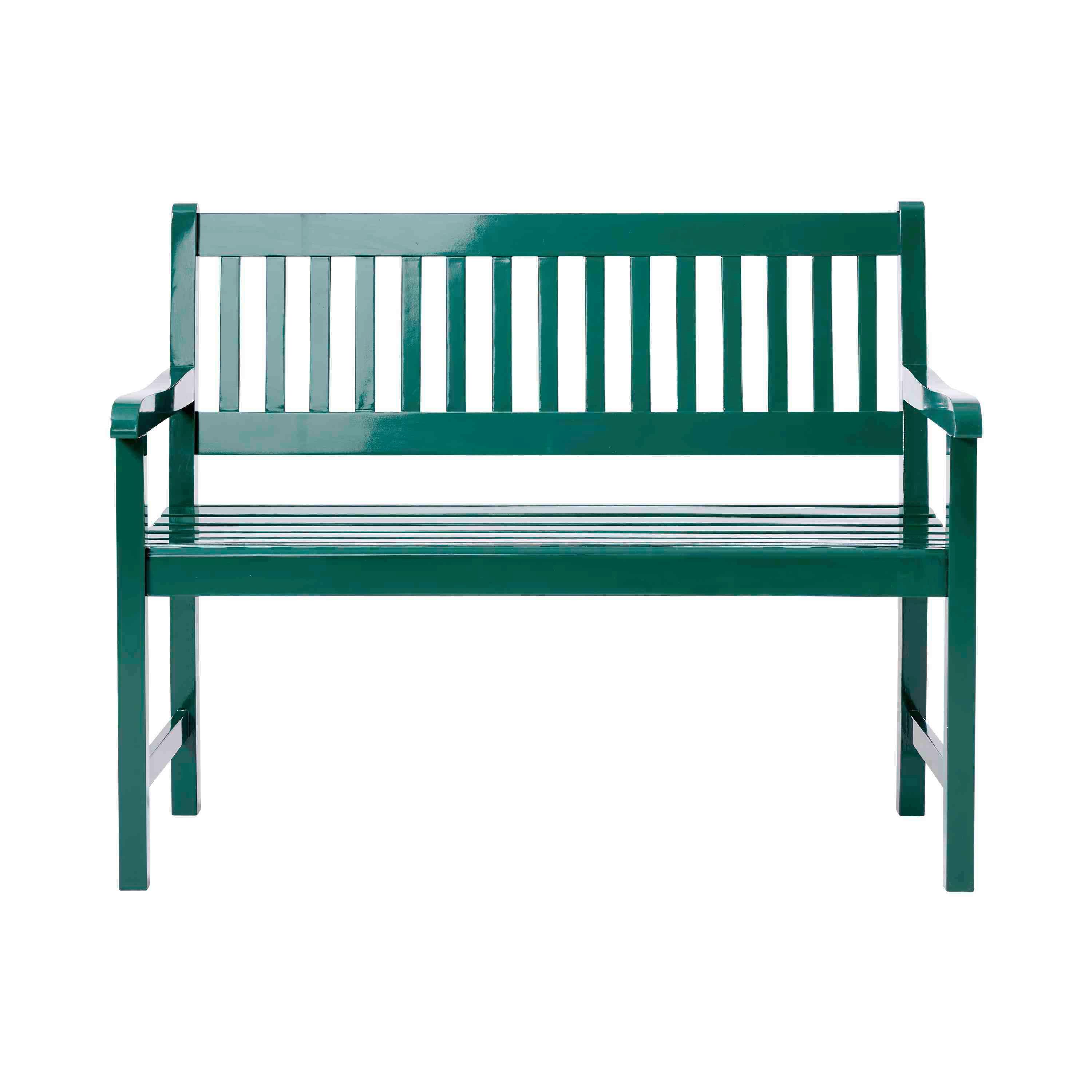 Gartenbank Brighton Gartenbank - Dunkelgrün/Grün, Natur, Holz (108/89/59cm) - Gardenson