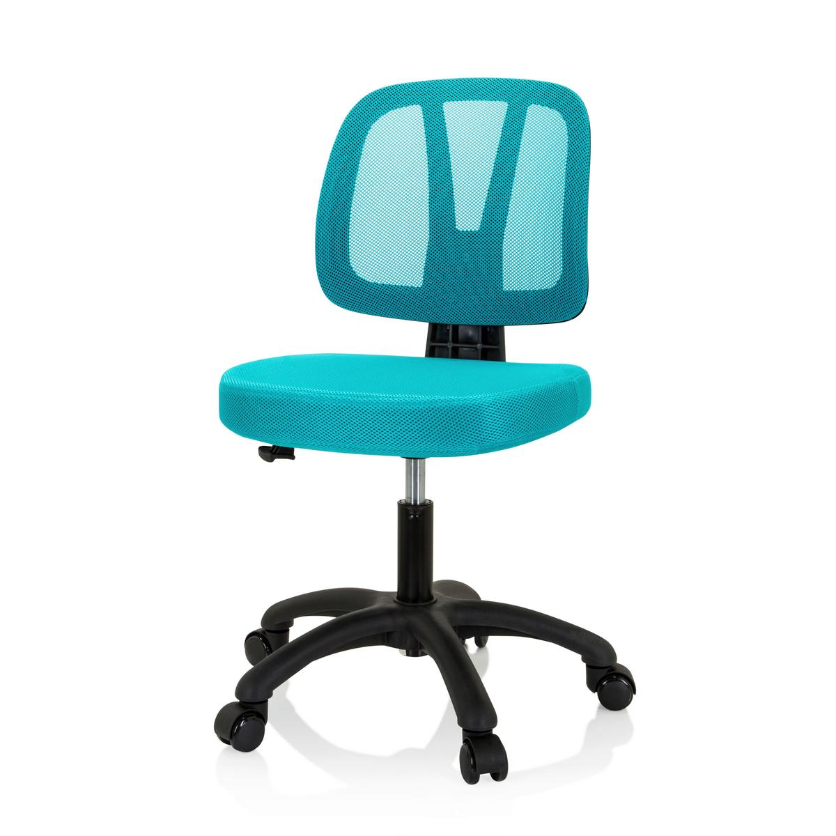 Otroški Vrtljivi Stol Kid Yu 200, Turkizna - turkizna/črna, Moderno, umetna masa/tekstil (46/84/51cm) - MID.YOU