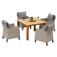 Vrtna Garnitura Avellino, Blazine - naravne barve, Moderno, kovina/umetna masa - Gardenson