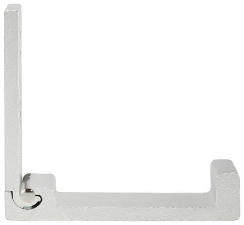 Garderobenhaken Max aus Metall - Silberfarben, Metall (3/8/2cm) - Mömax