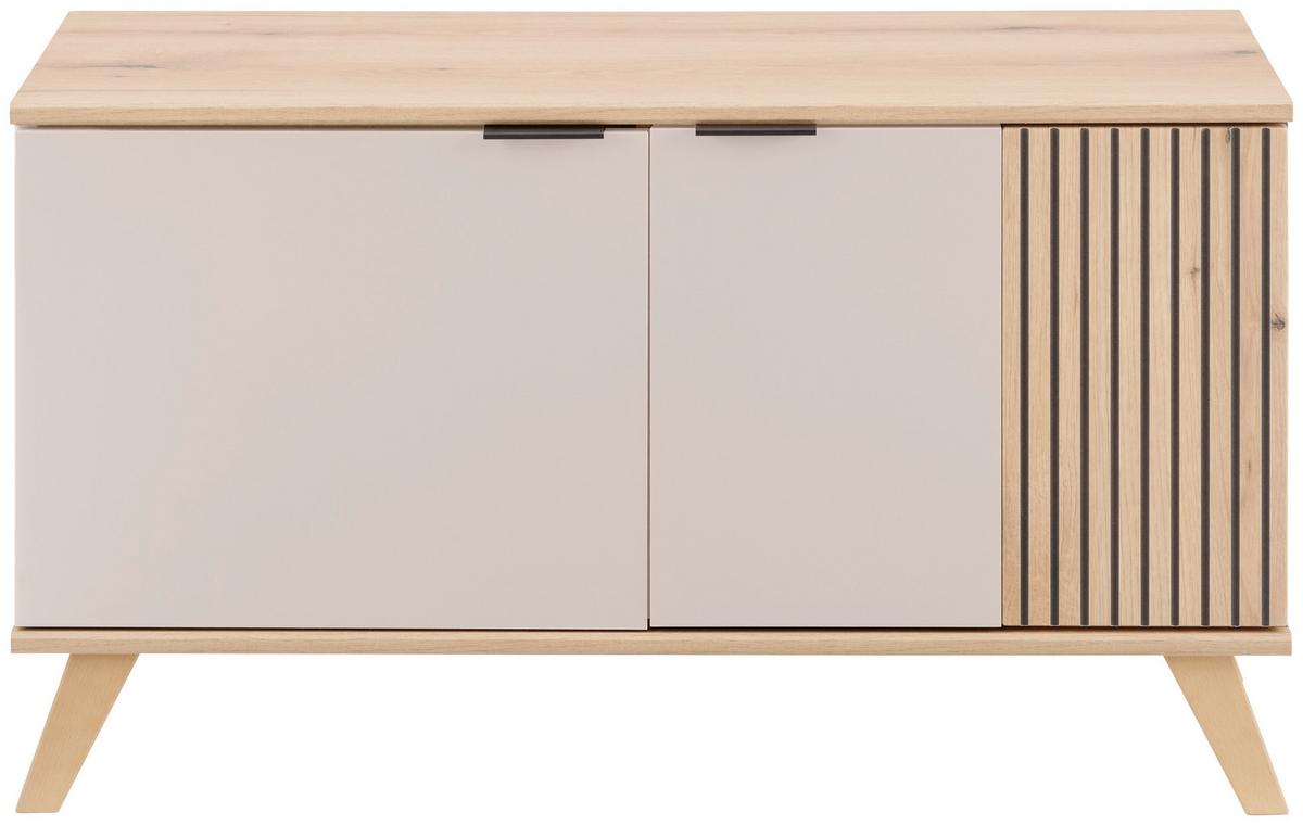 Klupa Za Predsoblje Clever - kašmir/boje hrasta, Moderno, drvni materijal/drvo (90/52/38cm) - Modern Living