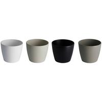 Kaspó Luisa - fekete/fehér, Modern, kerámia (31/25cm) - Mömax