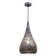 Hängeleuchte Kario, max. 60 Watt - Silberfarben/Schwarz, LIFESTYLE, Kunststoff/Metall (22/146cm) - Mömax modern living