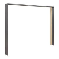 Passepartout Elara Grau - Grau, Konventionell, Holzwerkstoff (278/214/23cm) - Premium Living