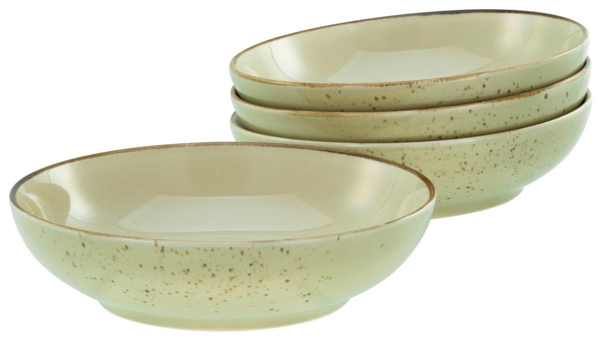 Set Posod Earth, 4-Delni - žajbljevo zelena, Design, keramika (22,5cm) - Creatable
