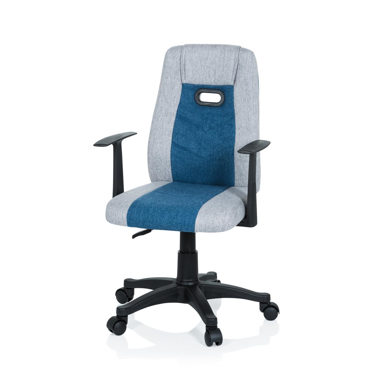 Mladinski Vrtljivi Stol Kiddy Extra, Siva, Modra - modra/siva, Basics, umetna masa (55/95-105/45cm) - MID.YOU