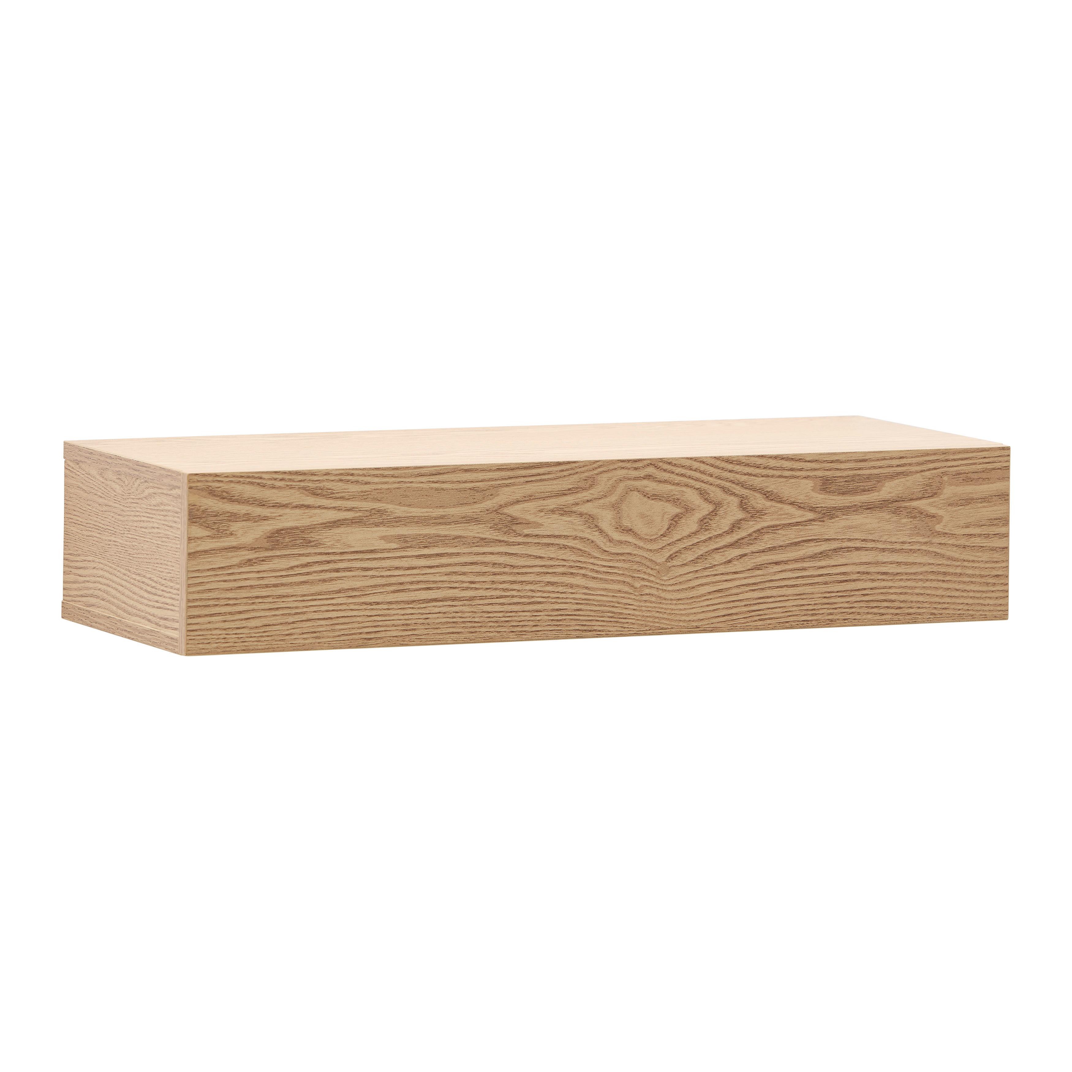 Wandkonsole Noah Naturfarben - Naturfarben, MODERN, Holzwerkstoff (60/12/23,5cm) - Mömax