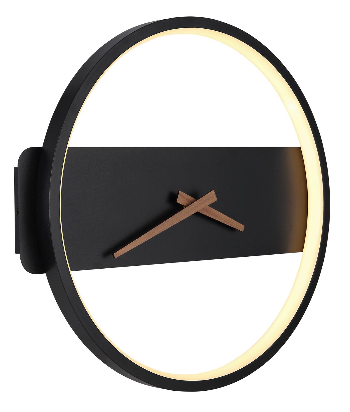 WANDUHR 78281 SUSSY - Weiss/Schwarz, Design, Kunststoff/Metall (35/32/5,5cm) - Globo