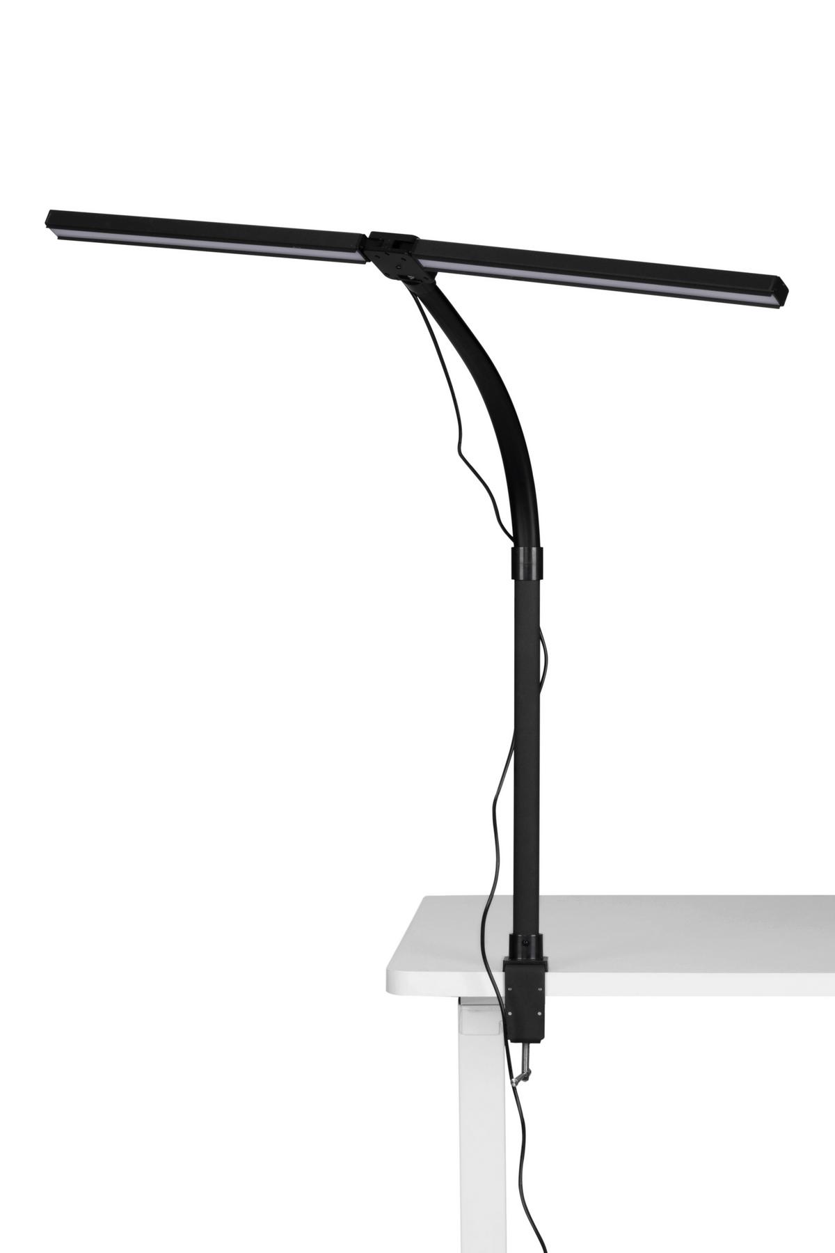 LAMPA ZACISKOWA LED HAYWARD *SBN* - czarny, Basics, tworzywo sztuczne/metal (80/35/71,5cm) - Novel