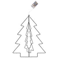 Függődísz Tree - fekete, műanyag/fém (38/49/0,4ml) - Modern Living