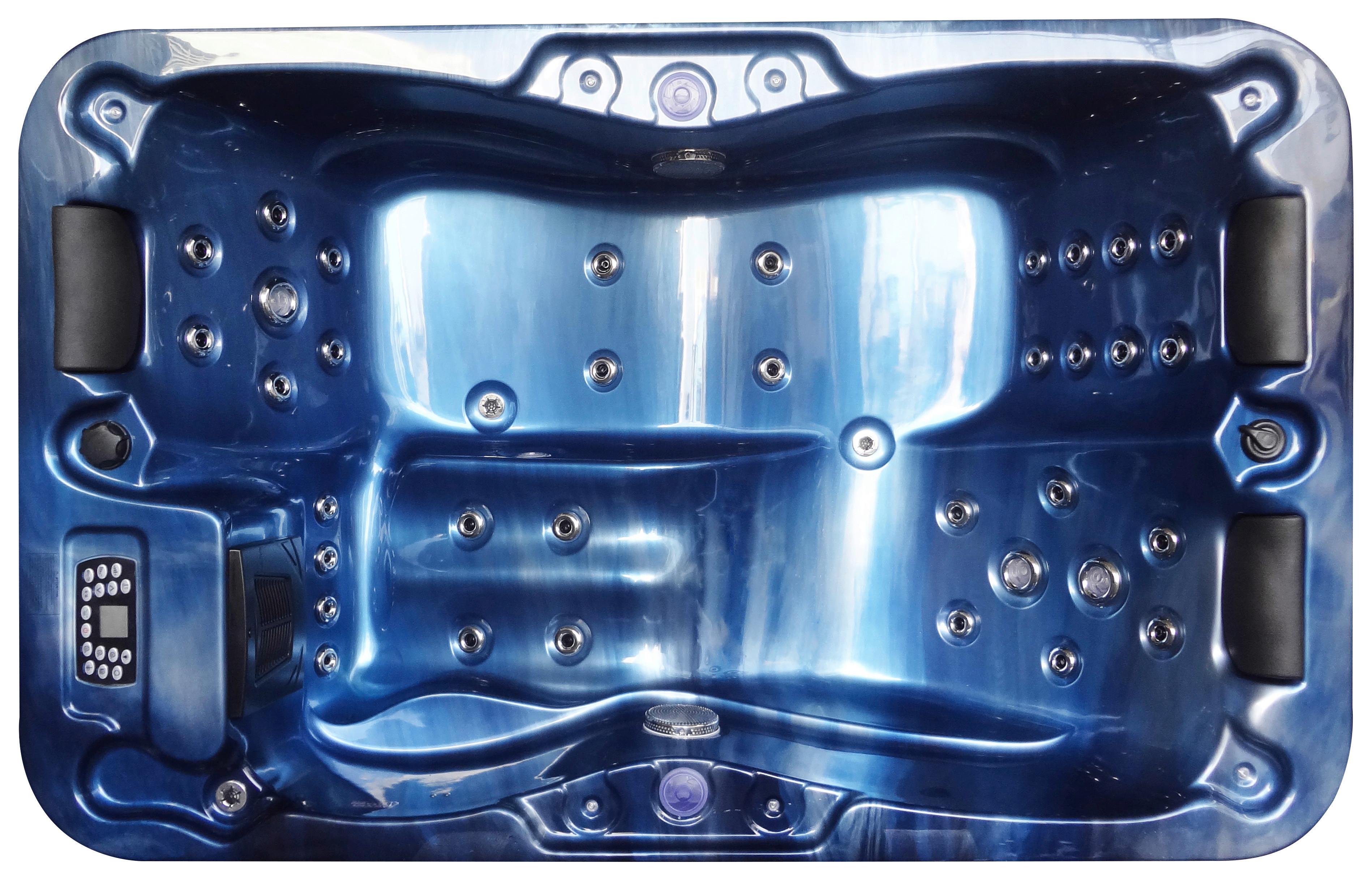 Jacuzzi Thermotetővel Modena - kék, műanyag/fém (205/70/130cm) - Sanotechnik