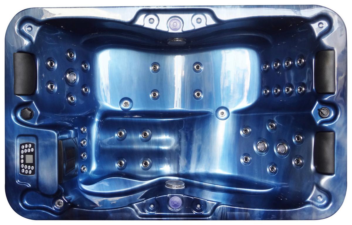 Jacuzzi Thermotetővel Modena - kék, műanyag/fém (205/70/130cm) - Sanotechnik
