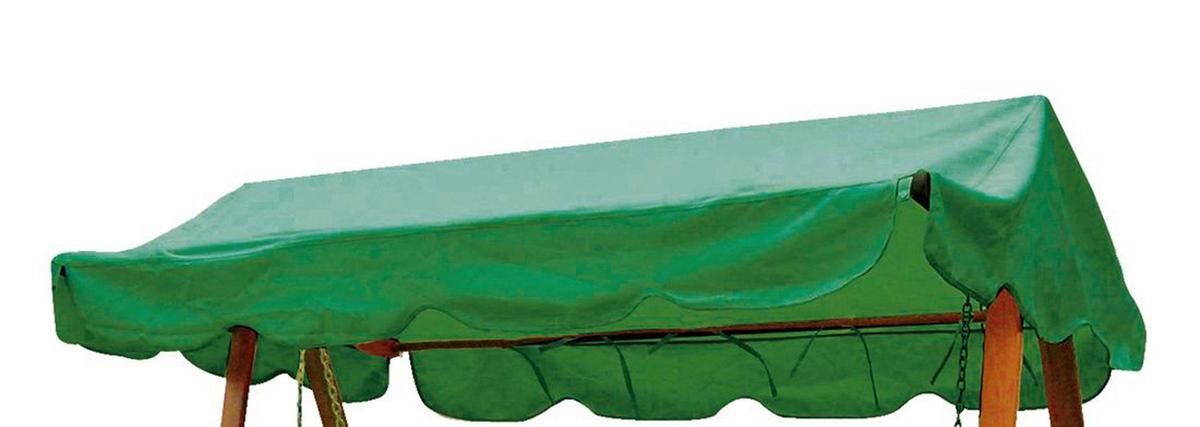 Hollywoodschaukel Miami Holz/Grün - Braun/Grün, MODERN, Holz/Kunststoff (120/30/200cm) - Gardenson