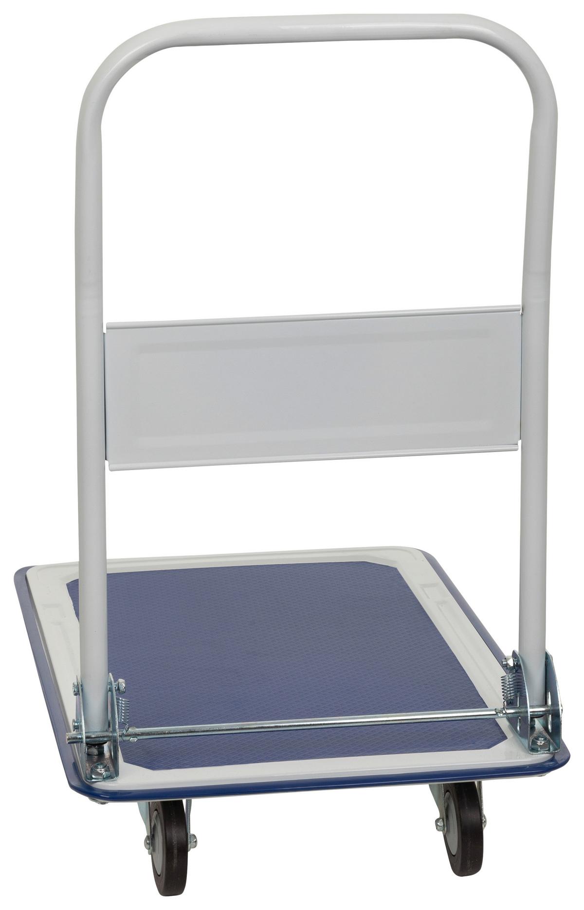Transportni Voziček Carry, Modra, Bela - modra/bela, Basics, kovina (48/82,5/73cm) - MID.YOU