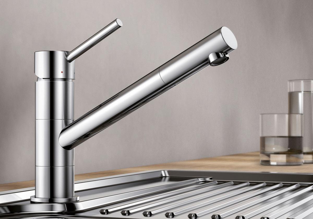 ARMATURA KUCHENNA 521502  -TOP- - kolor chromowy, Basics, metal (5,5/19,9/21,9cm) - Blanco