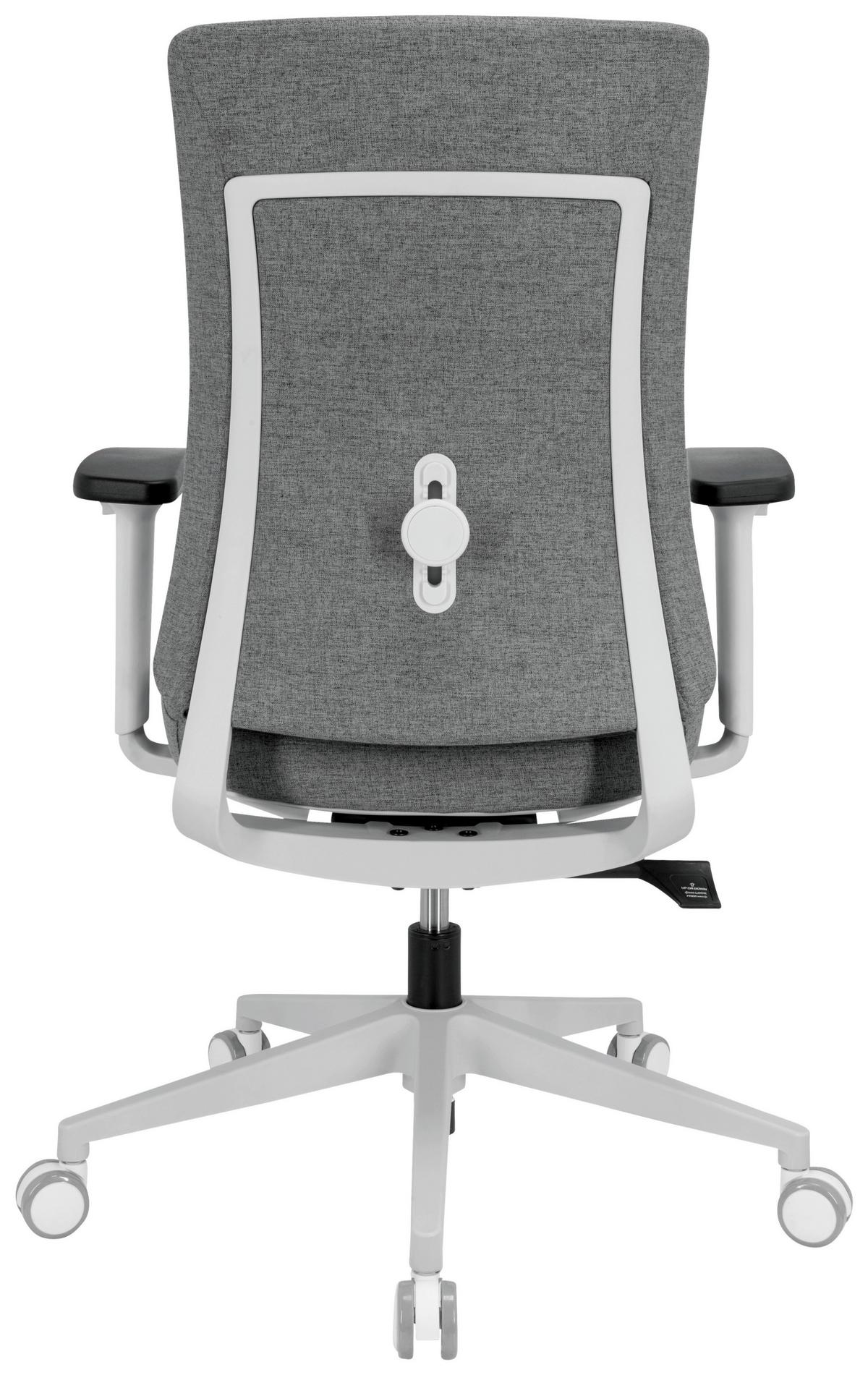 Pisarniški Stol Comfio Wp, Siva - siva, Basics, umetna masa/tekstil (66/104/58cm) - MID.YOU