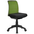 Vrtljivi Stol Mick - črna/zelena, kovina/umetna masa (45/81-91/55cm) - Mömax modern living