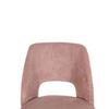 STOL ZOE - svart/rosa, Lifestyle, metall/textil (51/82/57cm) - Mömax