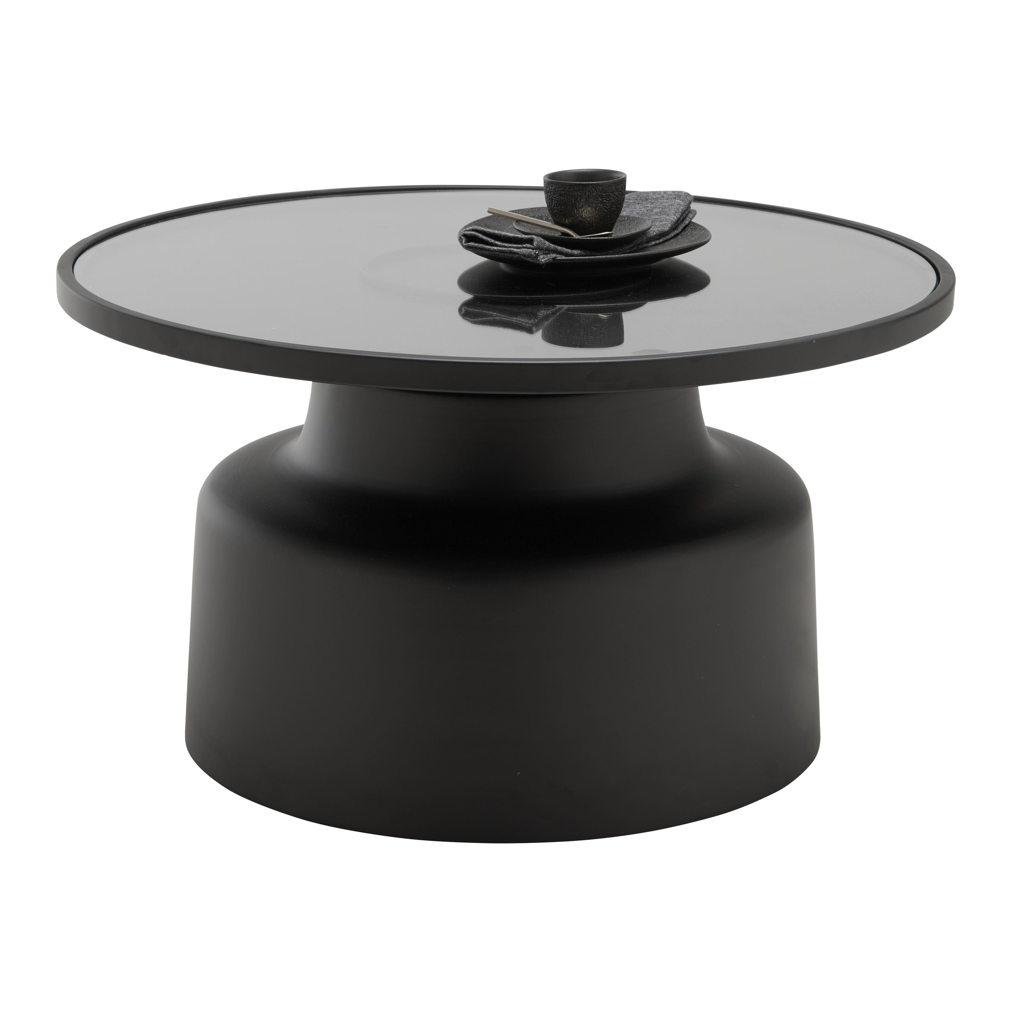 Couchtisch Jaro Schwarz - Schwarz, MODERN, Glas/Metall (72/40/72cm) - Premium Living