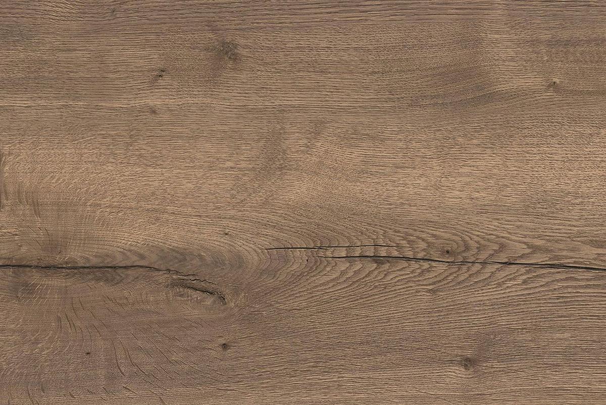 Arbeitsplatte APD 60 Eiche dunkel ca. 180cm - Eiche dunkel, MODERN, Holzwerkstoff (180/4/60cm) - Nobilia