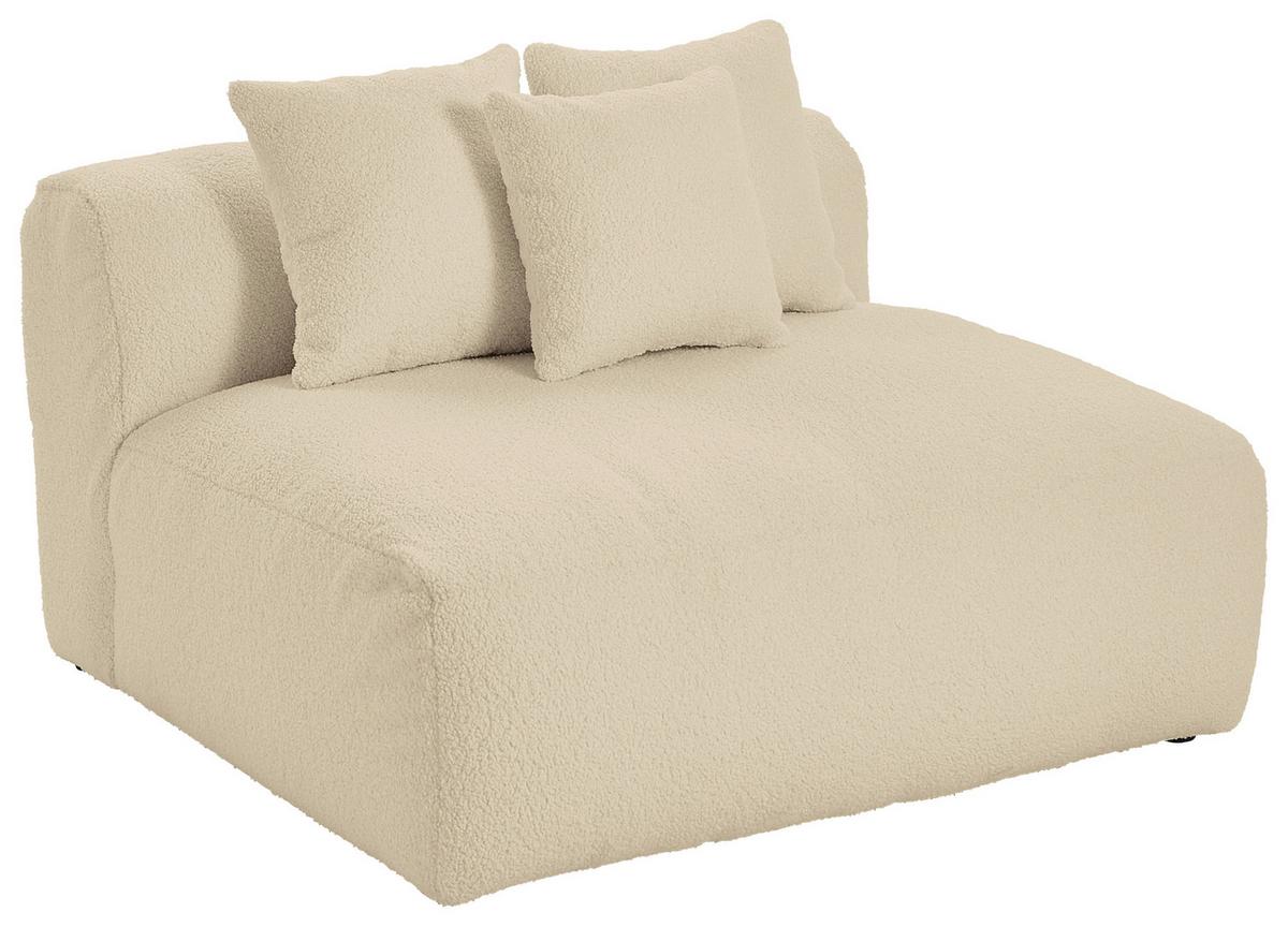 Modul Sofaelement Bloom Beige - Beige, Trend, Textil (120/70/122cm) - Livetastic