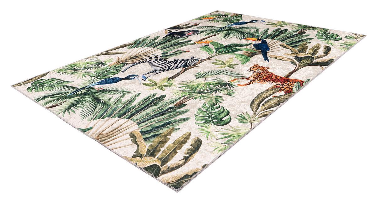 Flachwebeteppich My Exotic Multicolor ca. 160x230cm - Multicolor, Design, Textil (160/230cm) - Obsession