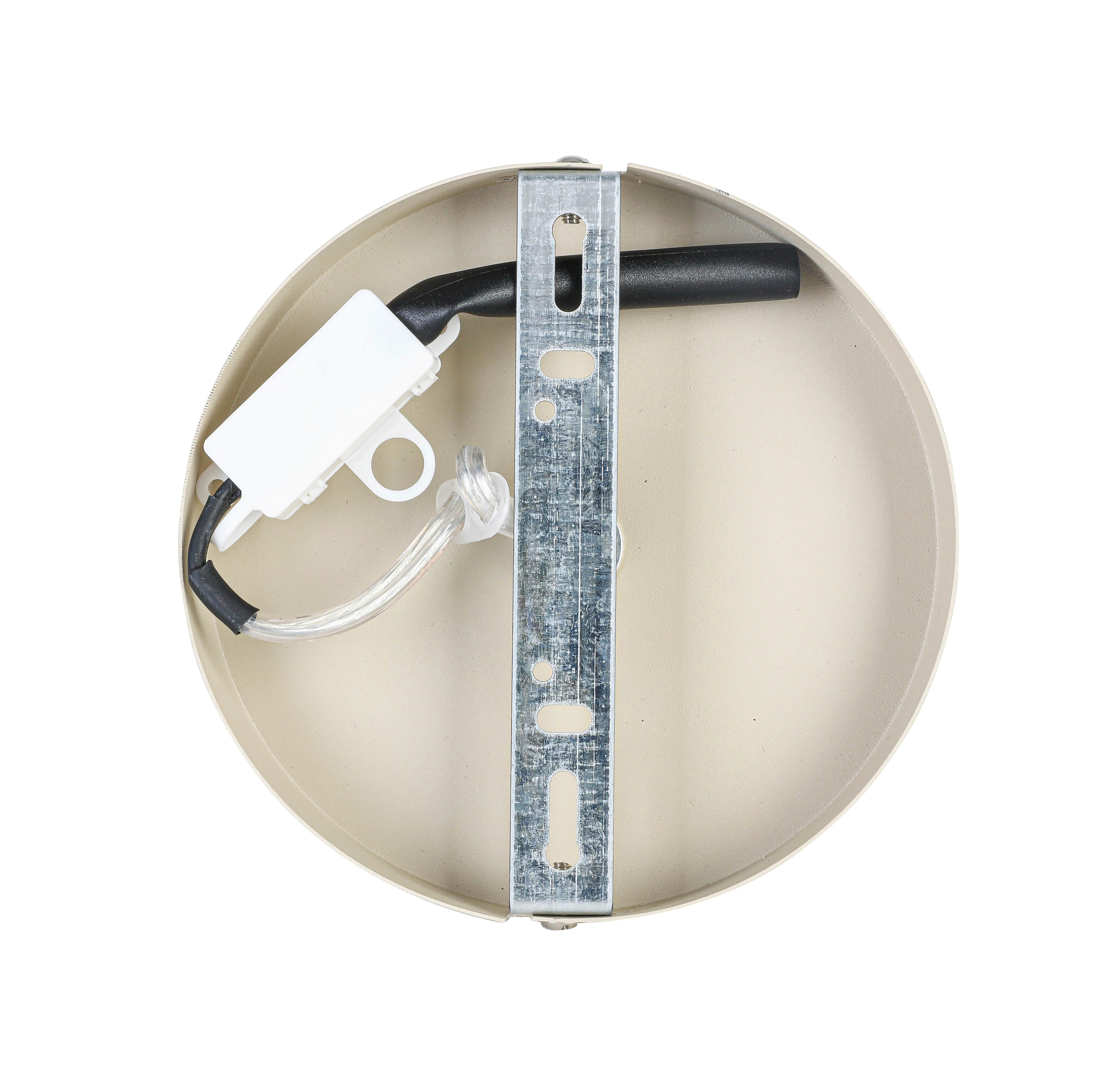 LED-HÄNGLAMPA MIKE - vit/sandfärgad, Modern, metall/plast (40/40/130cm) - Mömax