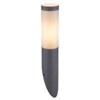 AUSSENLEUCHTE BOSTON - Anthrazit/Opal, Basics, Kunststoff/Metall (7,6/39cm) - Globo