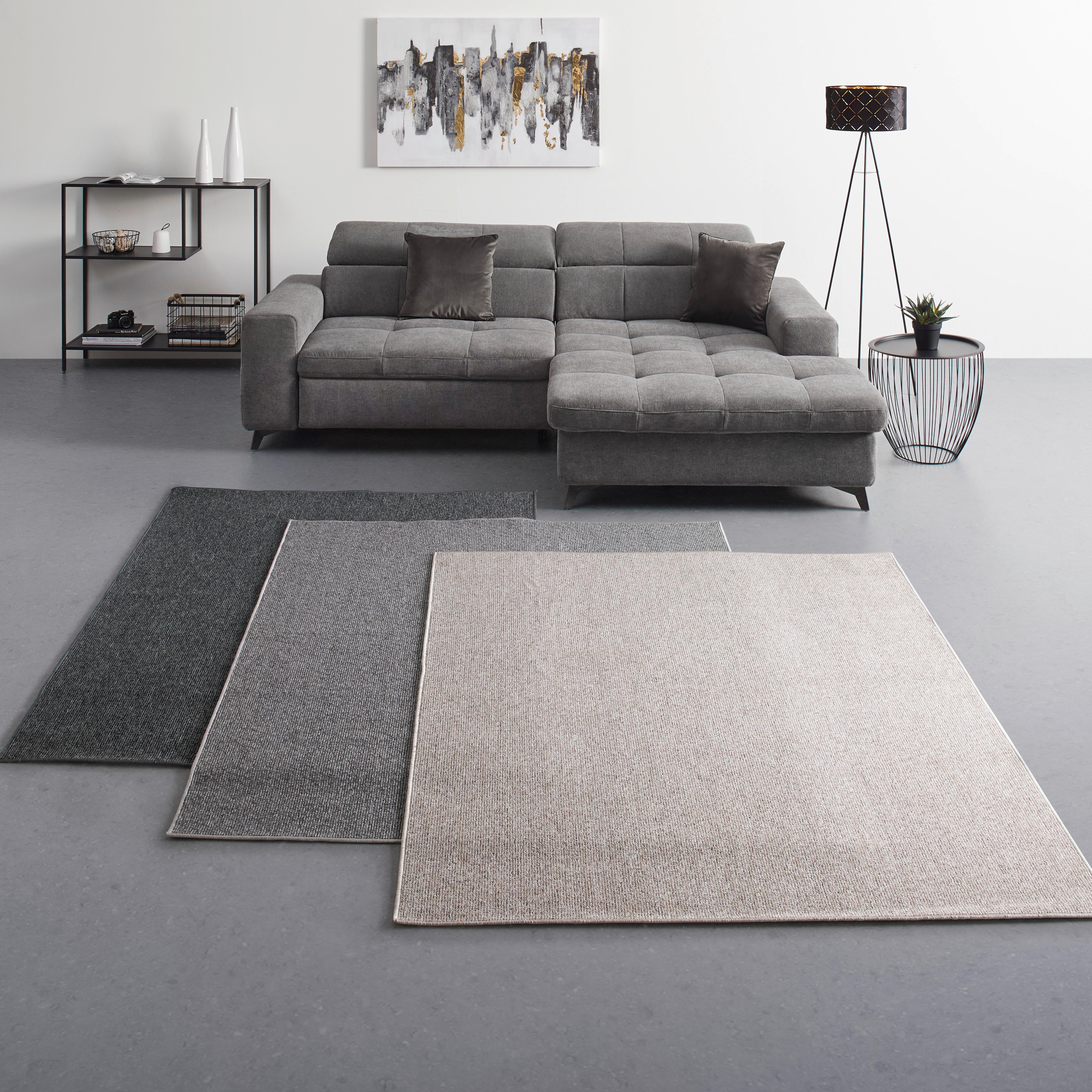 Flachwebteppich Alex 2 in Beige ca. 133x170cm - Beige, KONVENTIONELL, Textil (133/170cm) - Modern Living