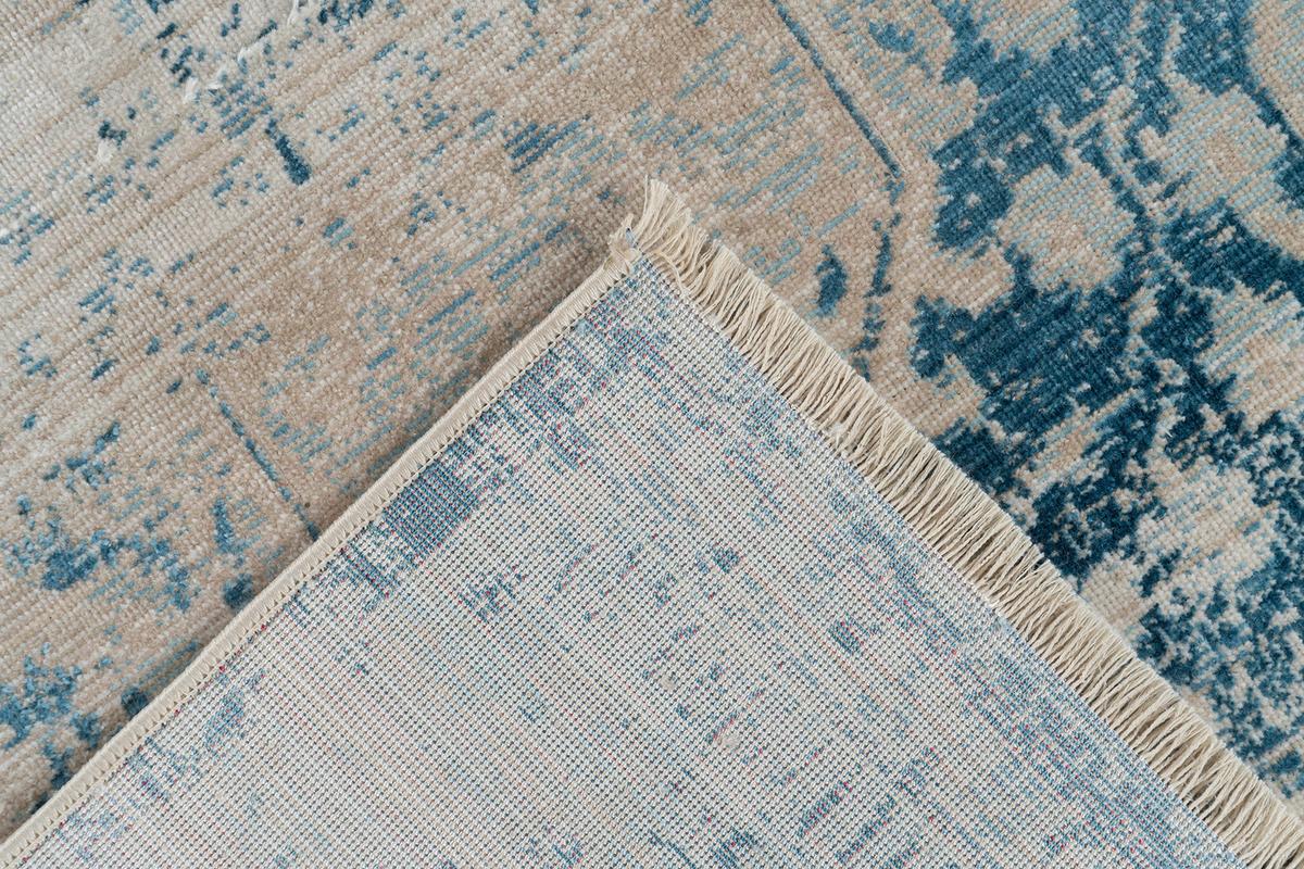 Vintage-teppich Dilan 200 - Blau, Konventionell, Textil (120/170cm) - Kayoom