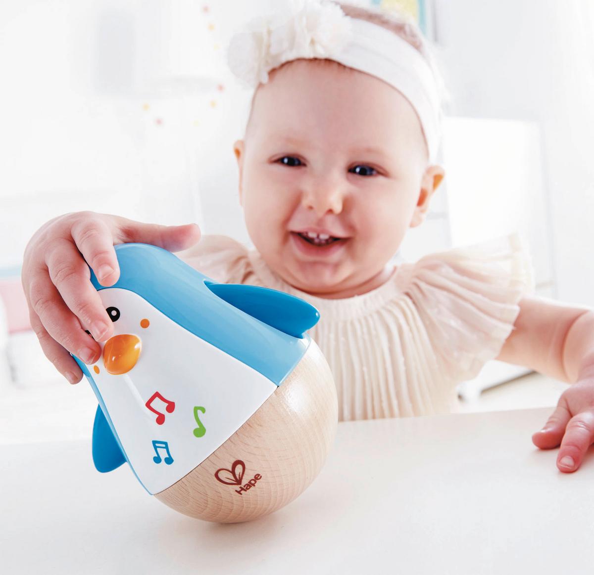 Keljfeljancsi Hape - többszínű, Basics, műanyag/fa (11,2/9/9cm) - Hape