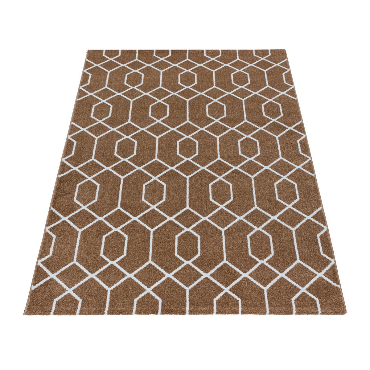 Webteppich Efor Kupferfarben ca. 80x250cm - Kupferfarben, Basics, Textil (80/250cm)