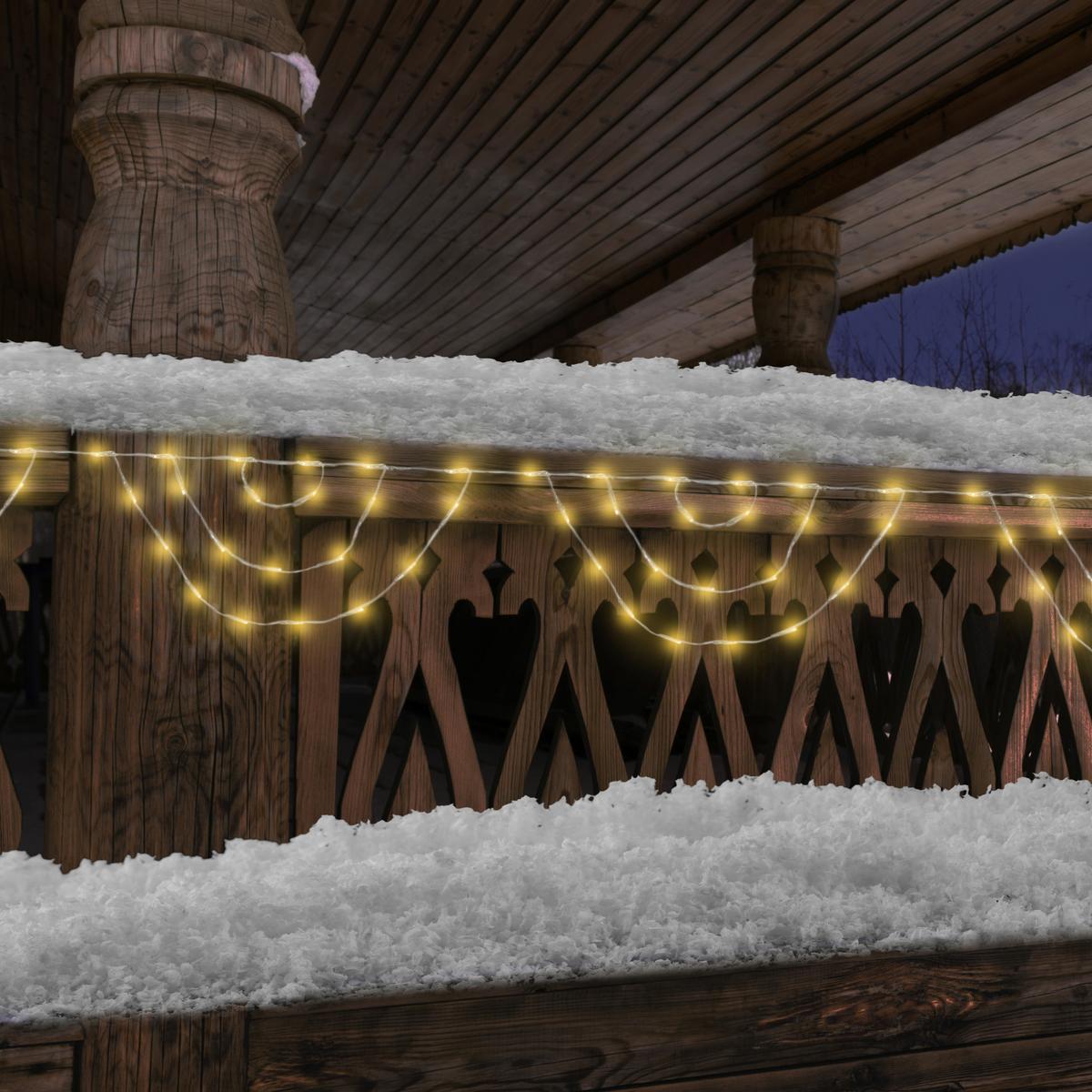 ŁAŃCUCH ŚWIETLNY 76930 - Basics, tworzywo sztuczne/metal (530/35cm) - X-Mas