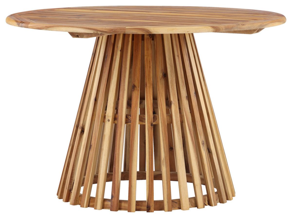 Gartentisch Lumpur ca. 120x120x75 cm Akazie - Akaziefarben, KONVENTIONELL, Holz (120/120/75cm) - Gardenson