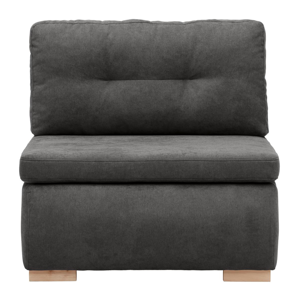 Fotelja Na Razvlačenje Modena - tamno smeđa/prirodne boje, tekstil/plastika (89/88/90cm) - Modern Living