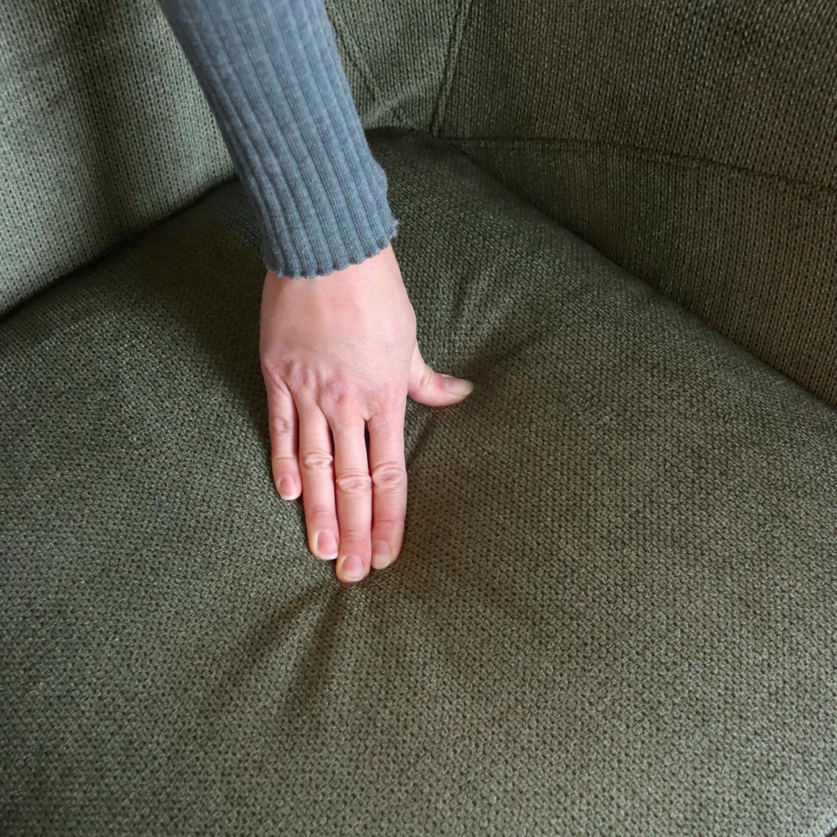 Naslanjač Thassos, Zelena - zelena, Moderno, kovina/tekstil (70/82/66cm) - MID.YOU