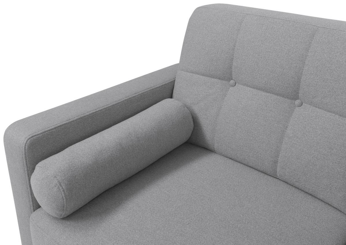Coltar NORET - gri închis, Konventionell, textil (242/242cm) - Modern Living