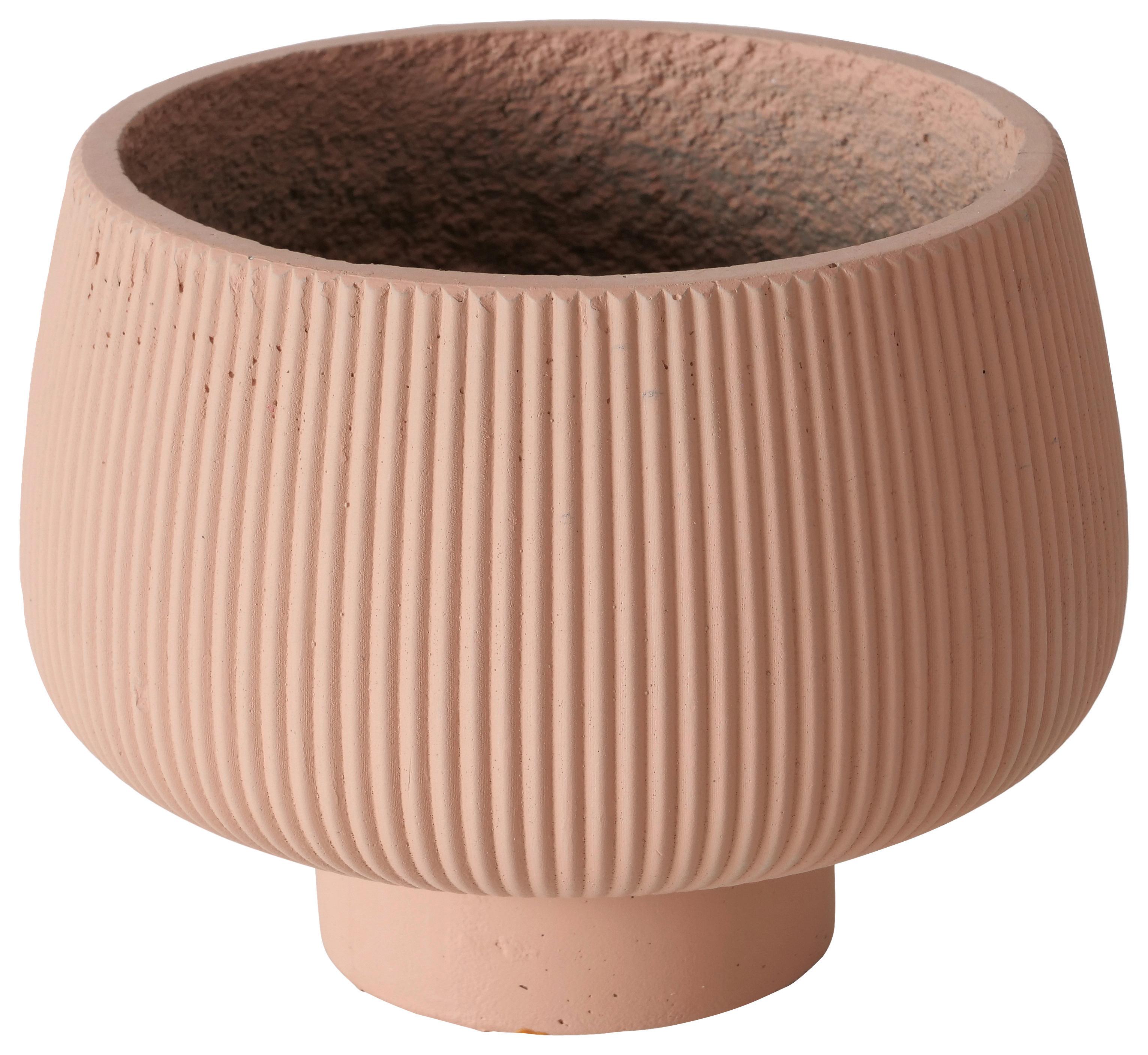 Kaspó Doryn I - rózsaszín, Modern, kő (15/12cm) - Modern Living