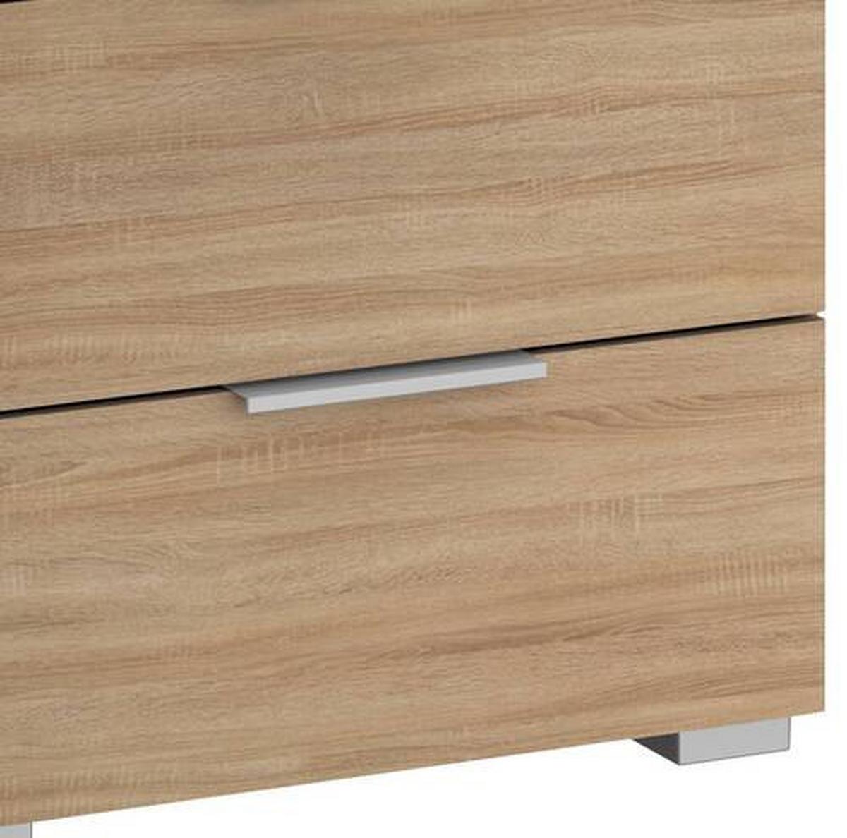 NOPTIERA ALABAMA - stejar Sonoma, Modern, material pe bază de lemn (47/43/42cm) - Modern Living