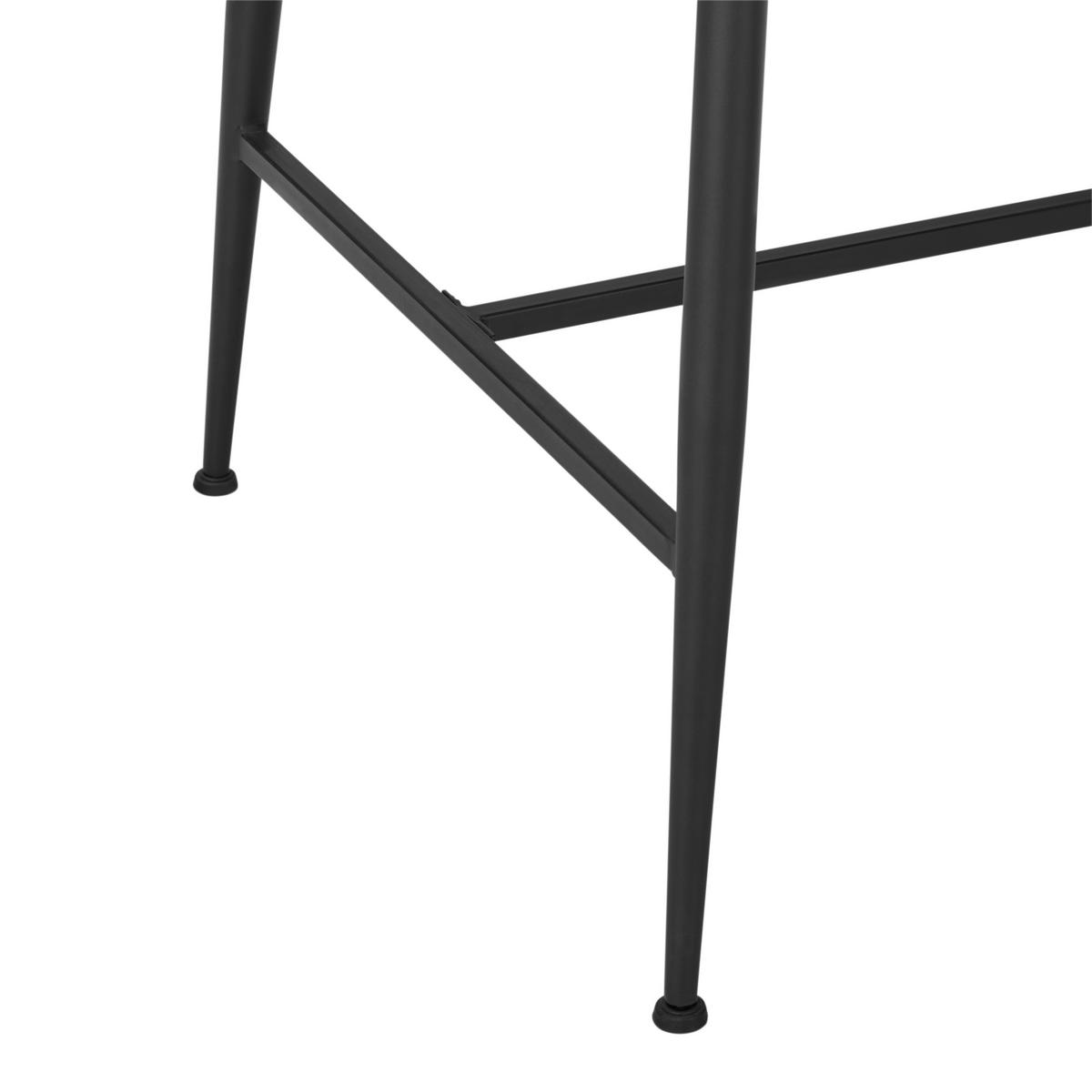 Bartisch in Eichefarben/Natur - Schwarz/Naturfarben, MODERN, Holzwerkstoff/Metall (115/108/60cm) - Mömax