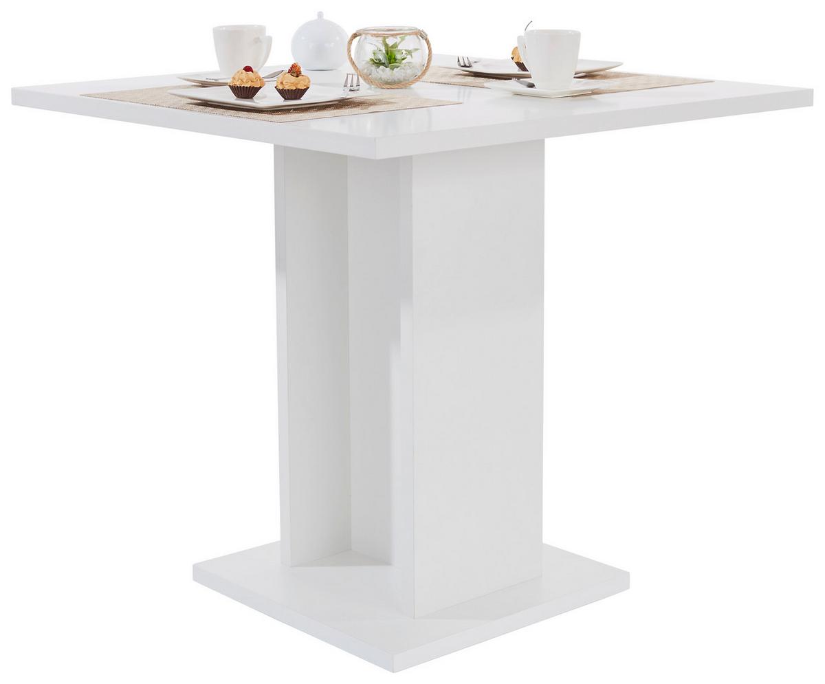 Jedilna Miza Sigmund 80, Ca. 80x80 Cm - bela, Konvencionalno, leseni material (79,5/74/79,5cm) - Mömax