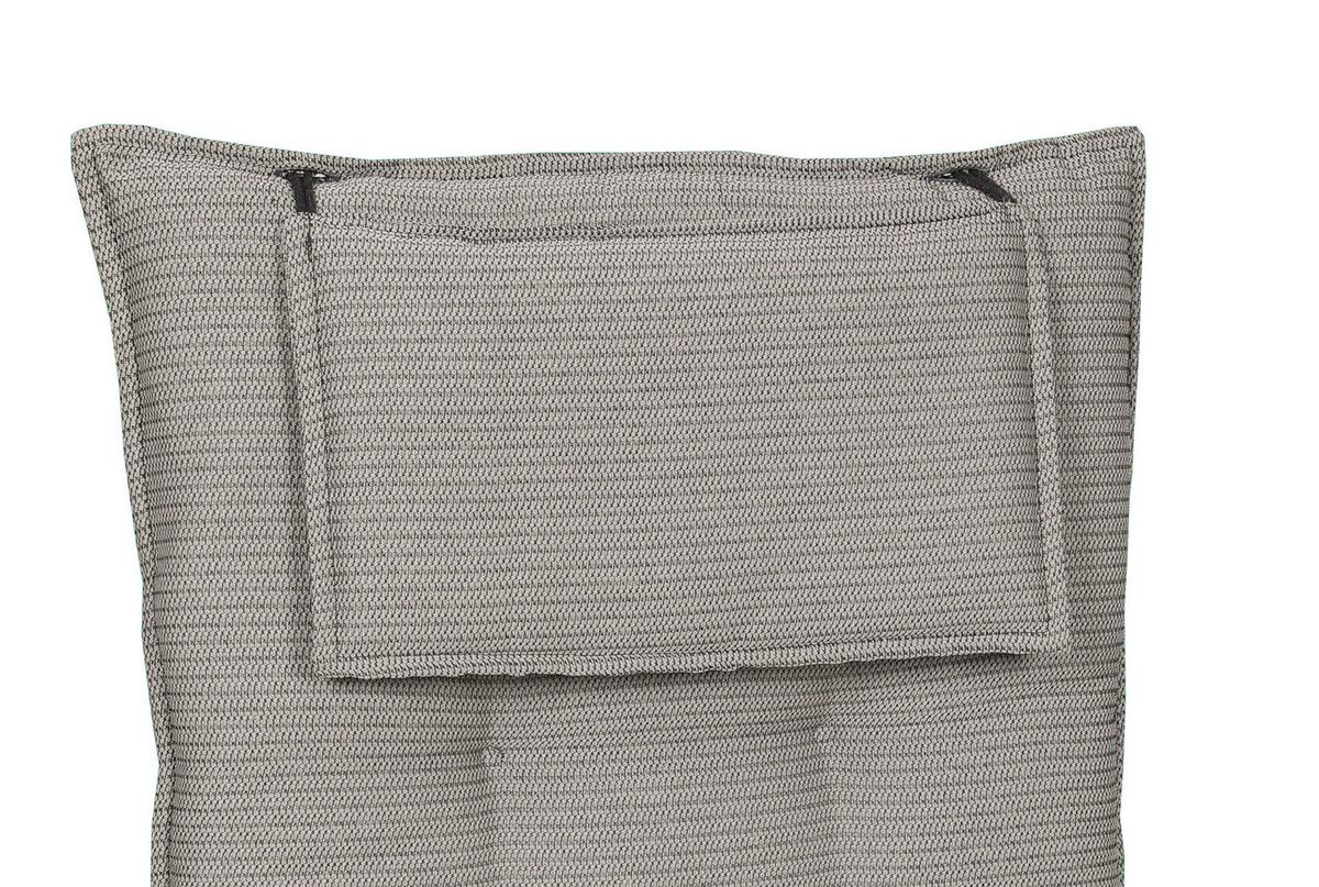 Liegenauflage Grau ca. 60x7x190 cm - Grau, Basics, Textil (60/7/190cm)