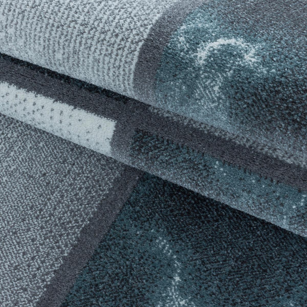 Webteppich Ottawa Blau ca. 140x200cm - Blau, Design, Textil (140/200cm)
