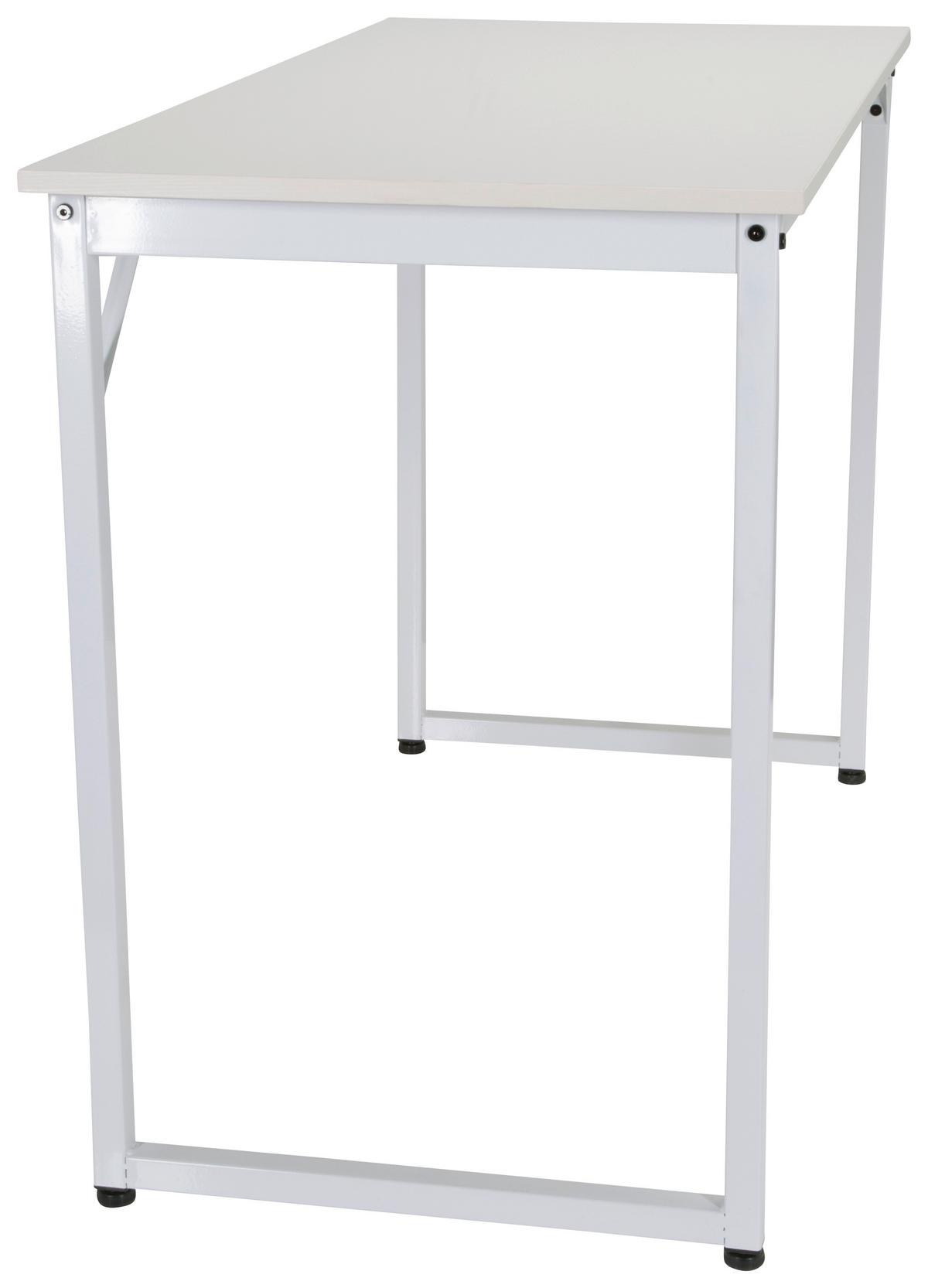 Pisalna Miza Workspace I, Bela - bela, Basics, kovina/leseni material (120/50/74cm) - MID.YOU