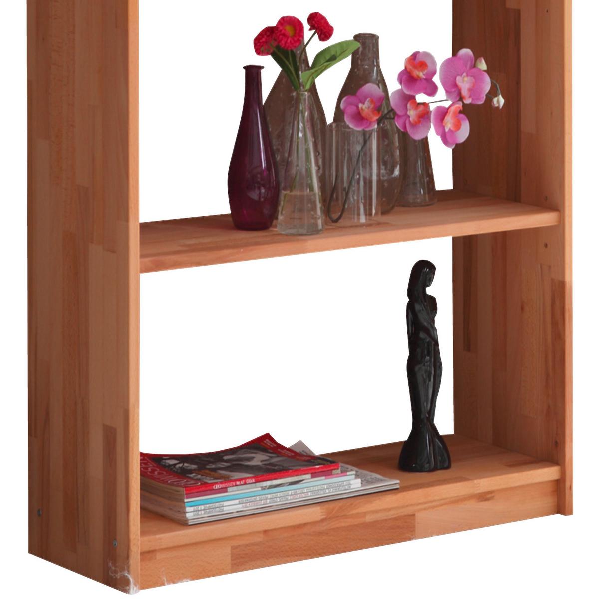 Standregal "Simon", aus Buche, buchefarben - Buchefarben, Basics, Holz (80/111/31cm) - MID.YOU