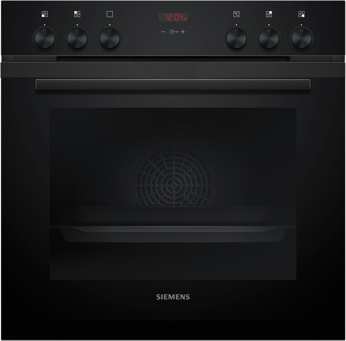 Herdset EQ211KA1BZ Schwarz - Schwarz, Metall (59,4/59,5/54,8cm) - Siemens