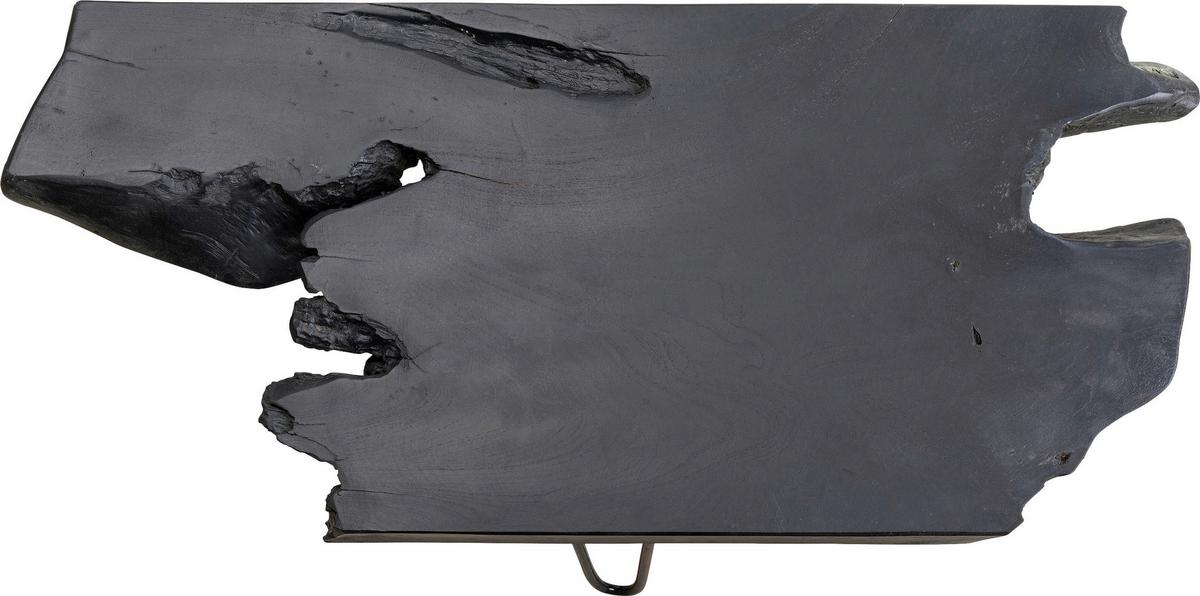 STOLIK KAWOWY ASPEN - czarny, Design, metal/drewno (100/40/40cm) - Kare-Design