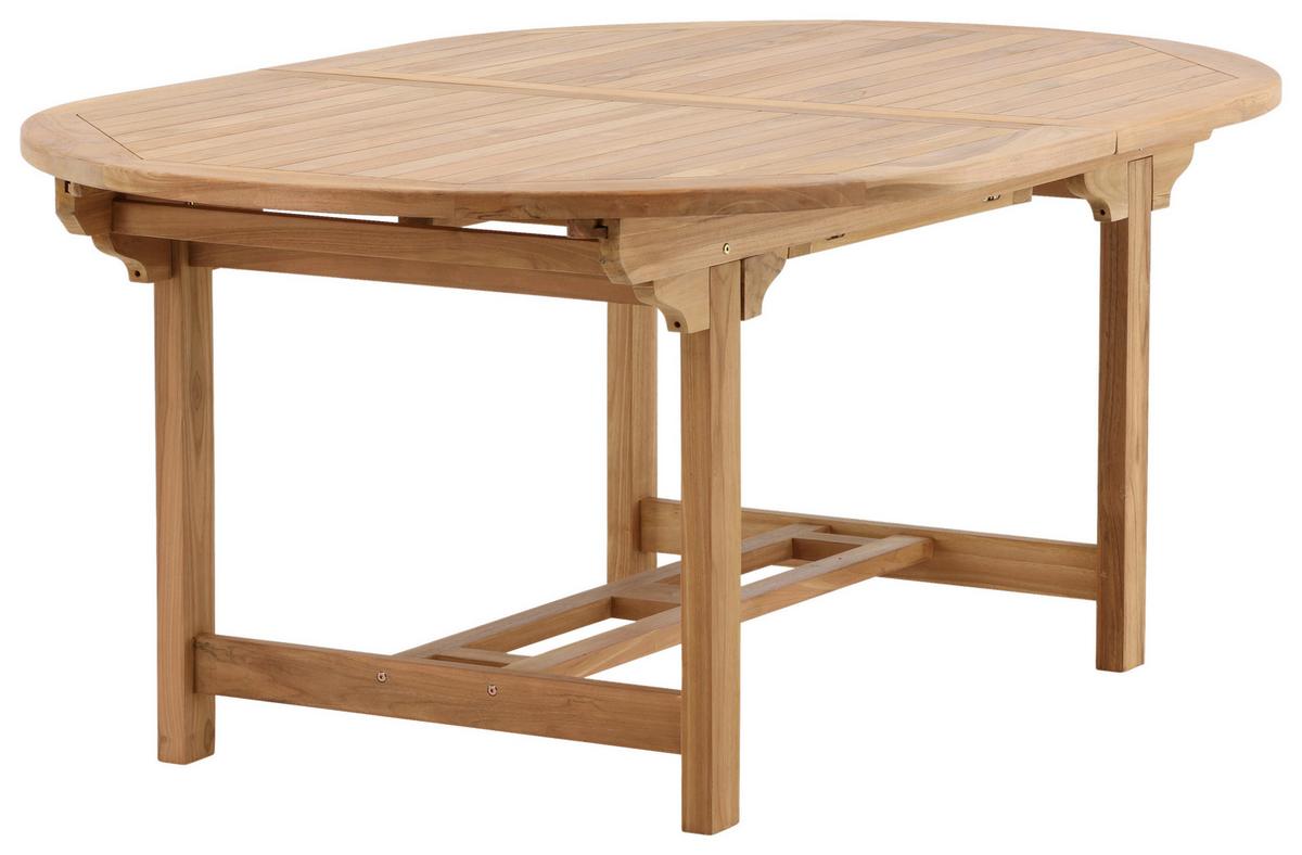 GARTENTISCH KENYA - Teakfarben, KONVENTIONELL, Holz (180/120/75cm) - Gardenson