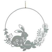 Dekohänger Lilli I in Salbeigrün - Salbeigrün, Konventionell, Metall (28cm) - Modern Living